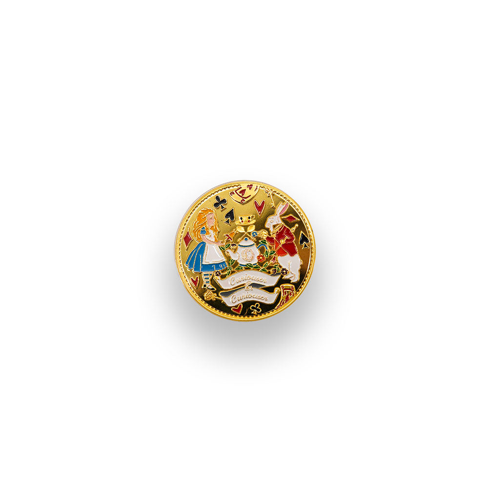 Alice in Wonderland Gold Coin
