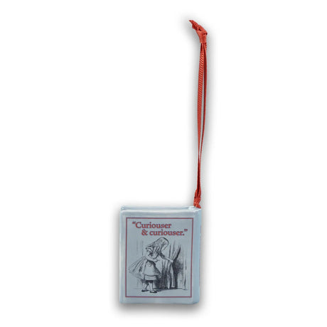 Alice in Wonderland Book Hanging Decoration
