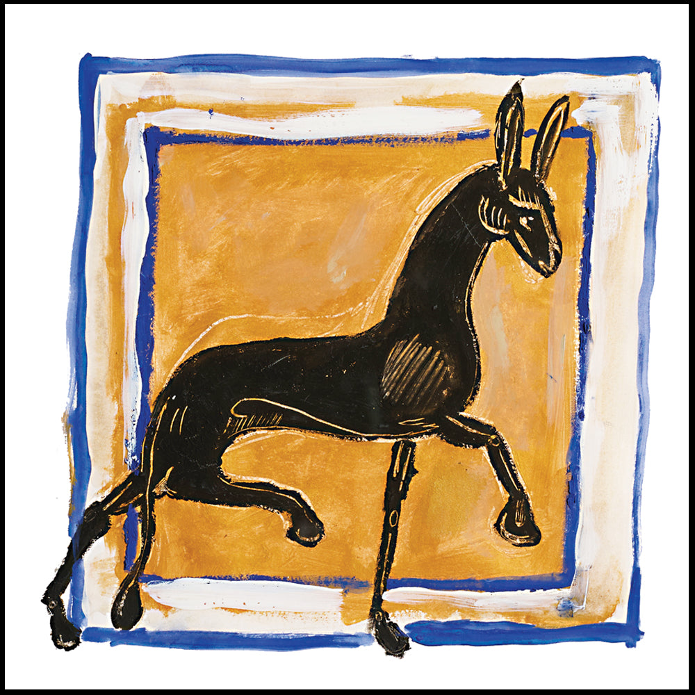 The Black Horse Greetings Card - Annie Sloan x Bodleian Libraries