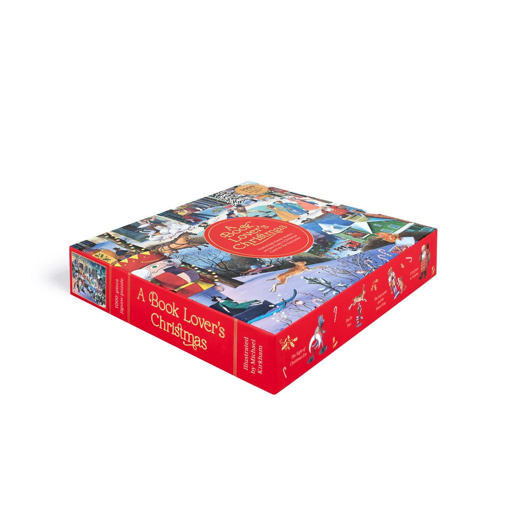 A Book Lover's Christmas 1000 Piece Puzzle