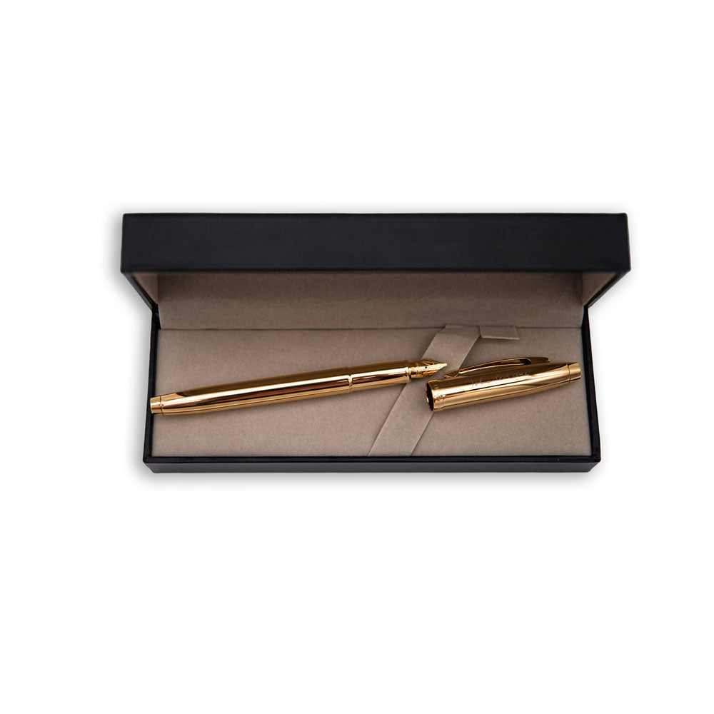 John le Carré Signature Gold Engraved Fountain Pen