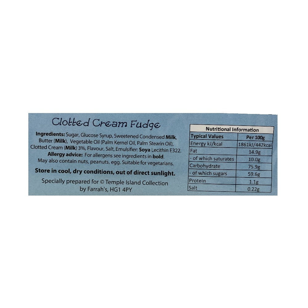 Heritage Range - Clotted Cream Fudge