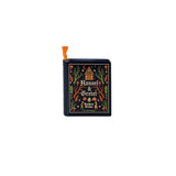 A hanging book decoration 'Hansel & Gretel Brothers Grimm' with an ornate illustrated cover and an orange pull tab, shown on a plain white background.