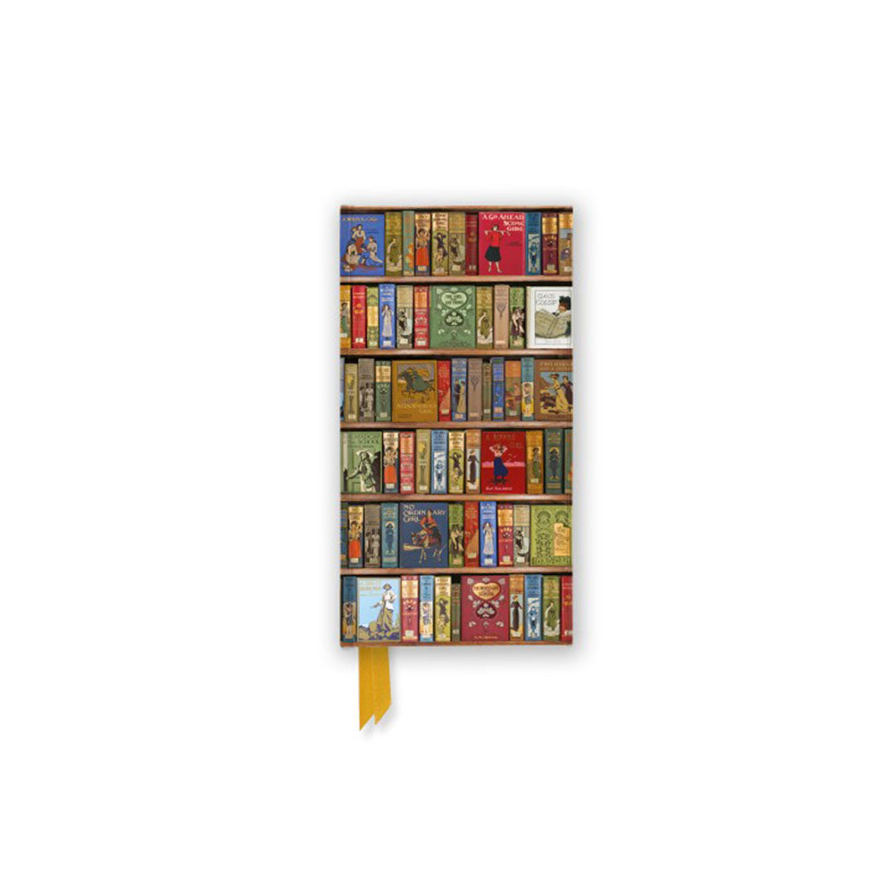 'High Jinks' Bookshelves Foiled Slimline Notebook