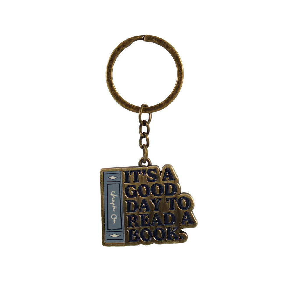It's a Good Day to Read Keyring