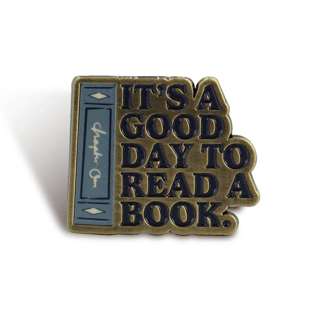 It's a Good Day to Read Pin Badge