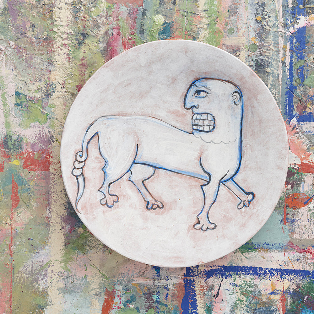The Manticore, Ceramic Plate by Annie Sloan