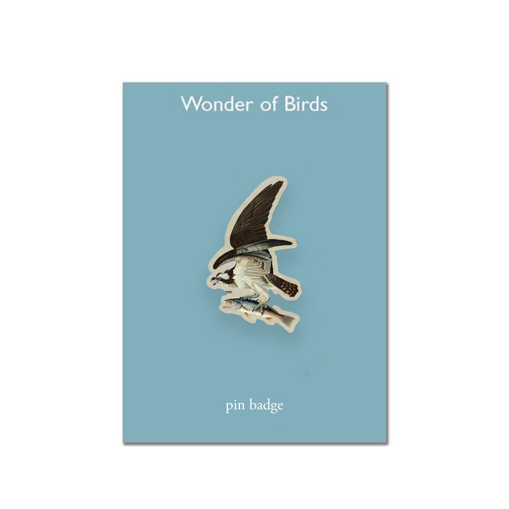 Audubon's Osprey Wooden Pin Badge