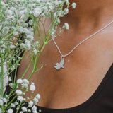 Sterling Silver Dove Necklace
