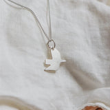 Sterling Silver Dove Necklace