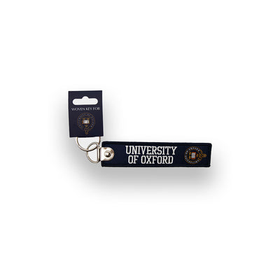 University of Oxford Navy Embroidered Keyring