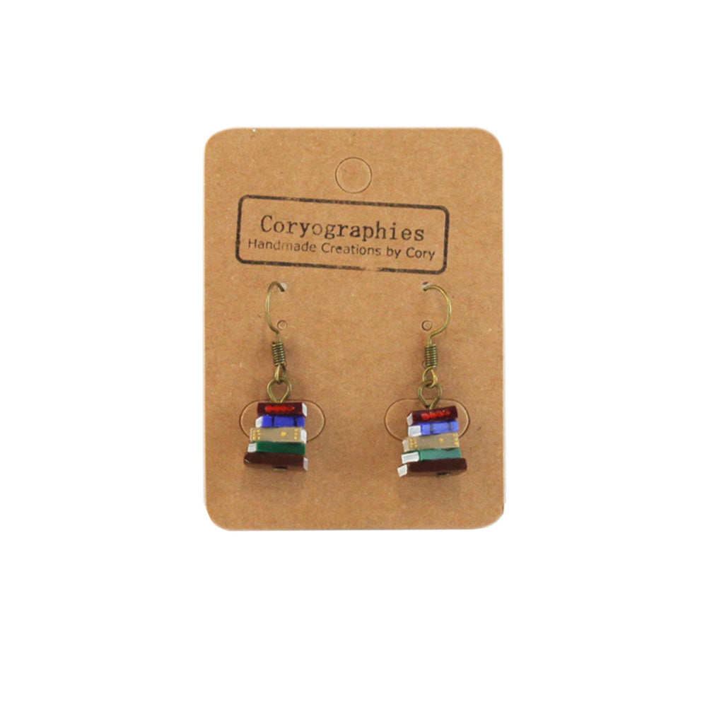 Book Stack Earrings