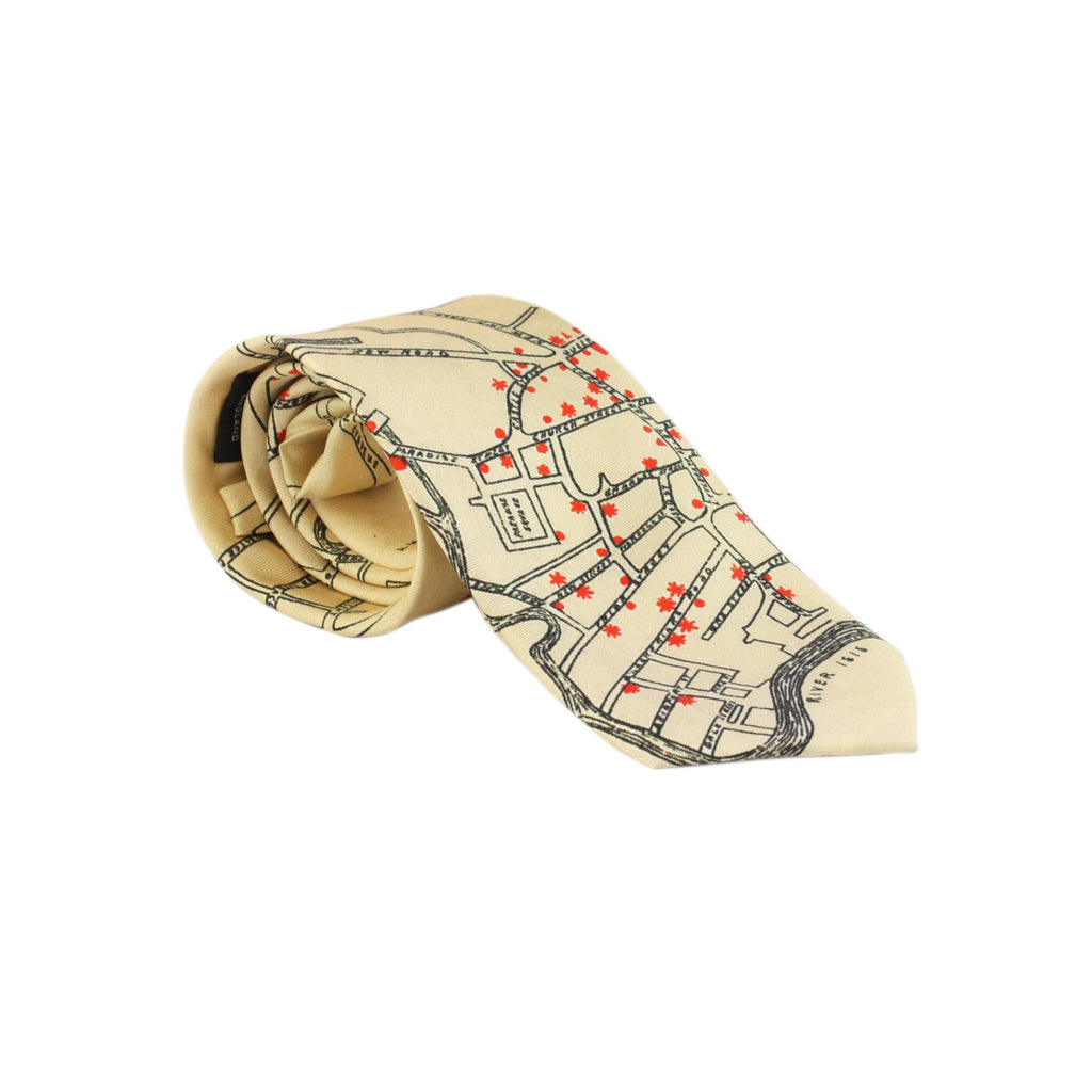 Oxford Drinks Map Tie