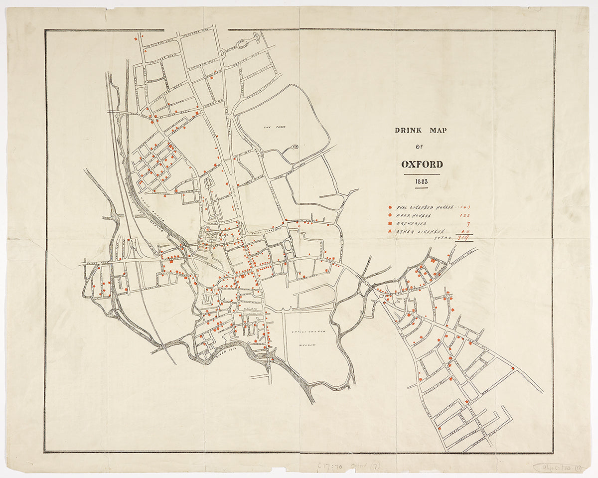 Drink Map of Oxford