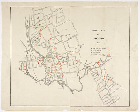 Drink Map of Oxford