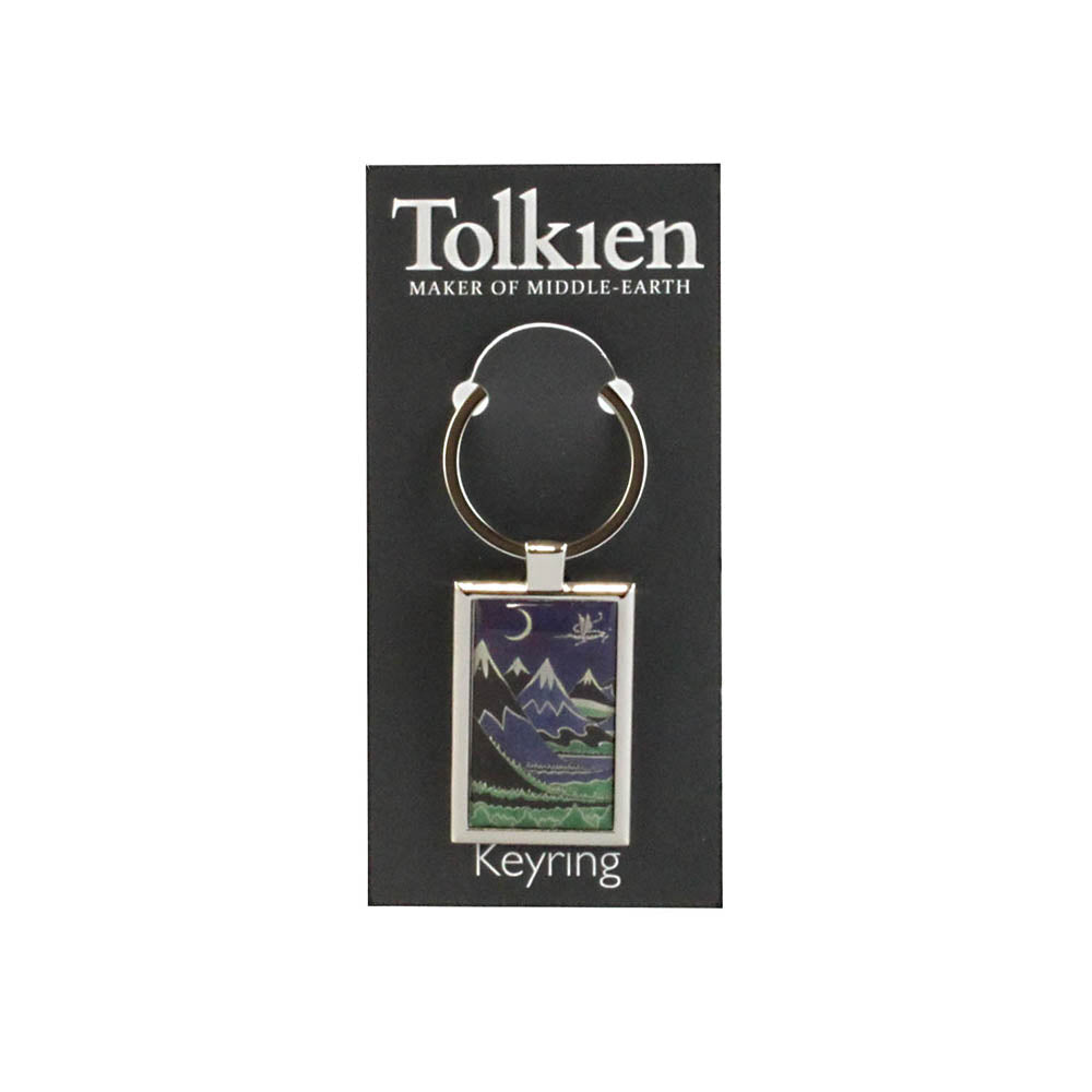 The Hobbit Dust Jacket Keyring
