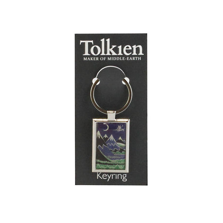 The Hobbit Dust Jacket Keyring