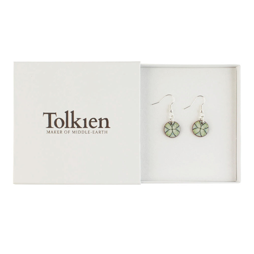 Device for Lúthien Tinúviel (Green) Ceramic Drop Earrings