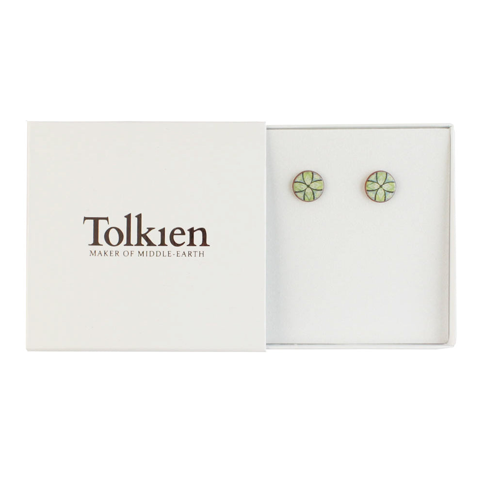 Device for Lúthien Tinúviel (Green) Ceramic Stud Earrings