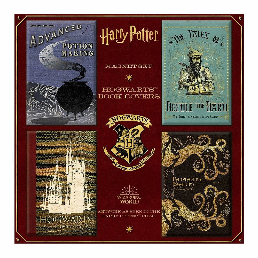 Hogwarts Book Covers Magnet Set