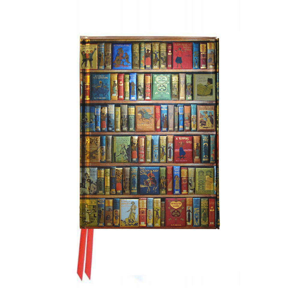 'High Jinks' Bookshelves A5 Foiled Notebook