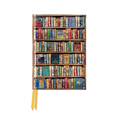 'Hobbies' Bookshelves A5 Foiled Notebook