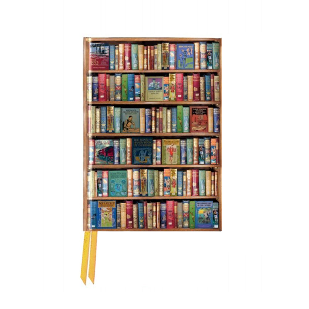 'Hobbies' Bookshelves A5 Foiled Notebook