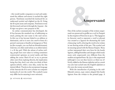 Hyphens & Hashtags*: *The stories behind the symbols on our keyboards