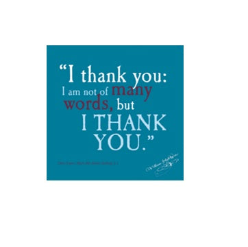 I Thank You Shakespeare Quote Greetings Card
