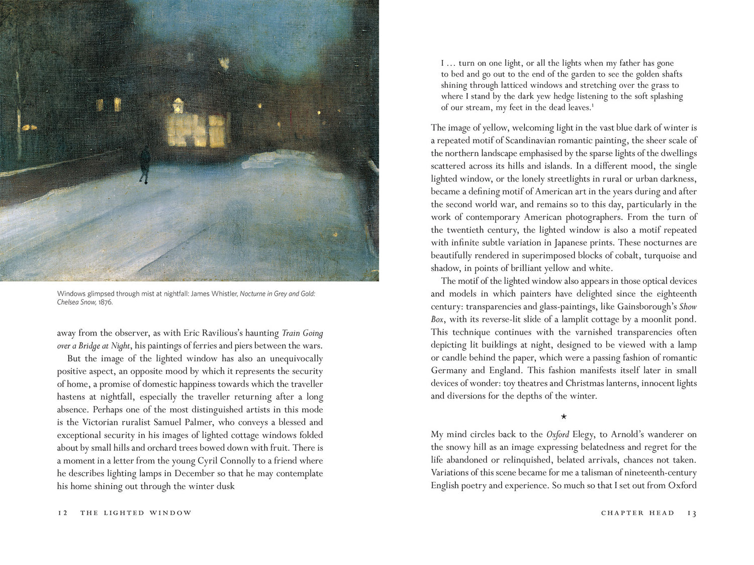 The Lighted Window: Evening Walks Remembered