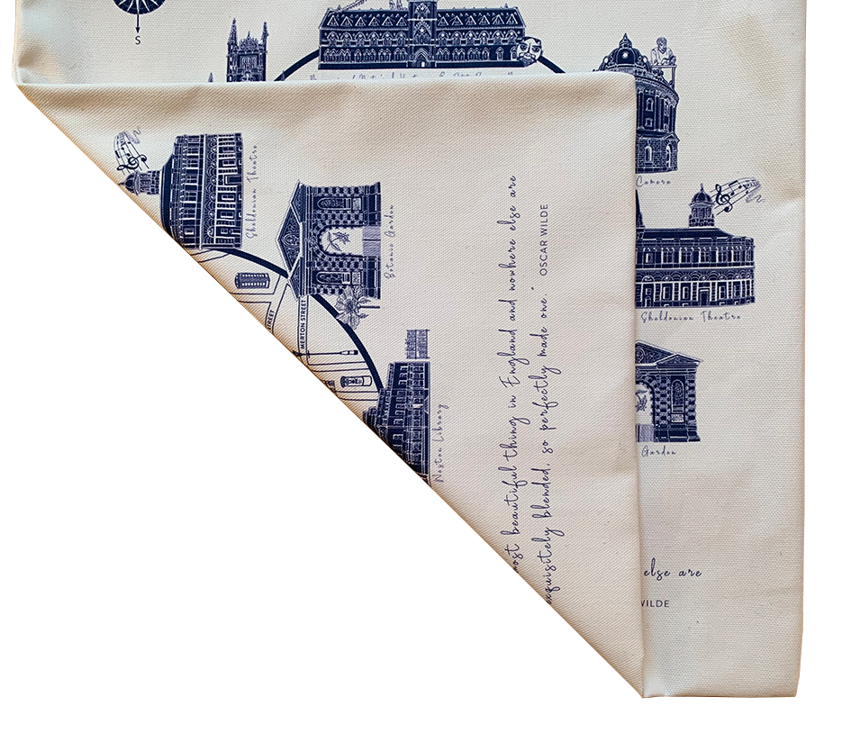 Oxford Mapped Tote Bag