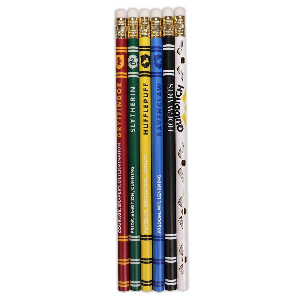 Harry Potter House Pride Pencils (set of 6)