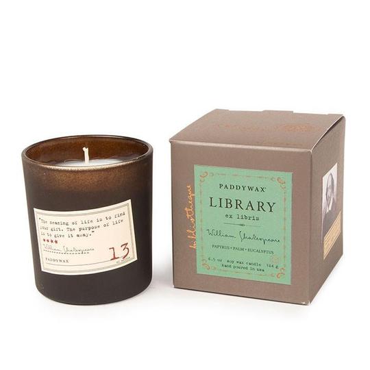 Library Candle - William Shakespeare