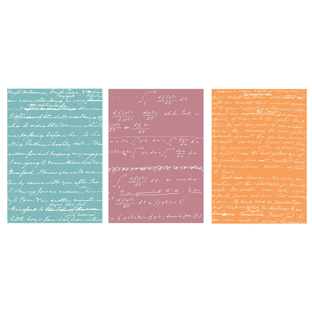 Jane Austen, Ada Lovelace, Mary Shelley Handwriting Notebook Set