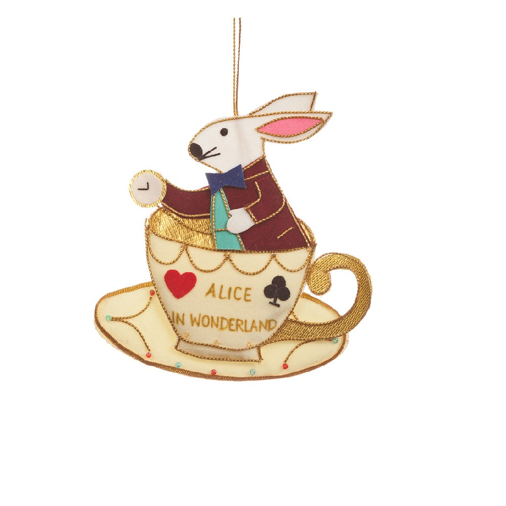 Rabbit in a Teacup Decoration