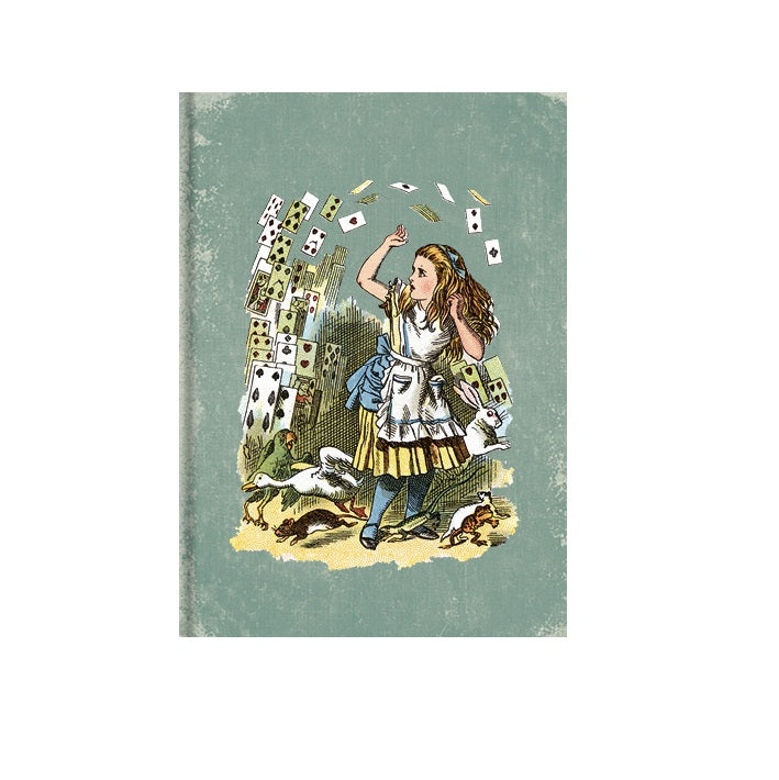 Alice and the Playing Cards Greetings Card