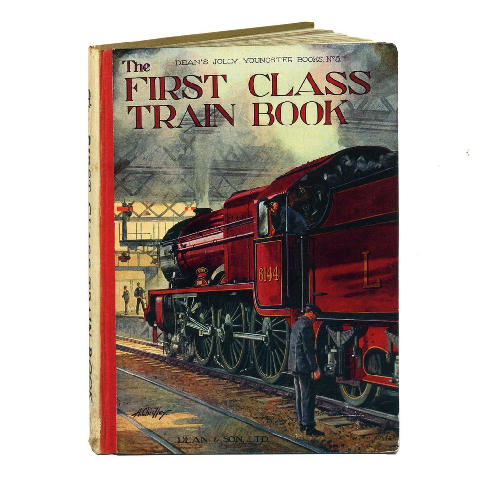 The First Class Train Book Greetings Card